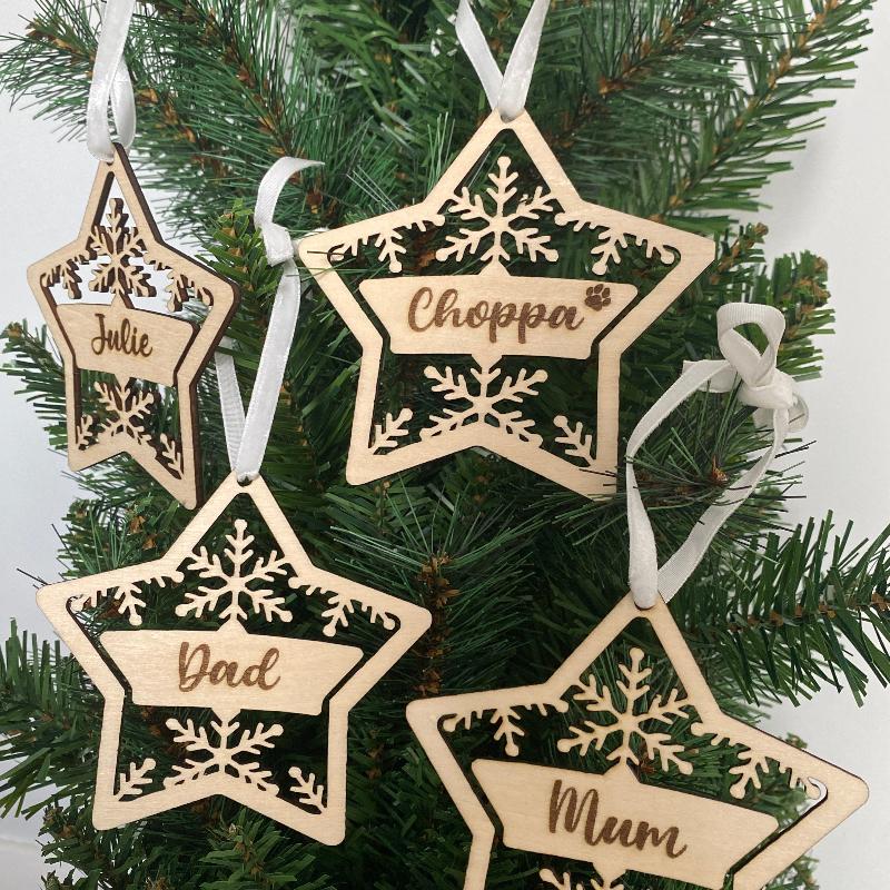 personalised christmas ornament