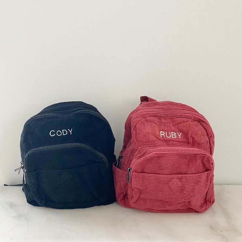 black and red bag