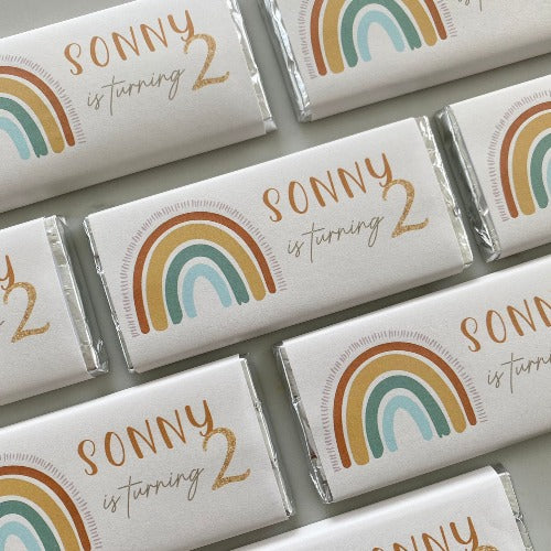 Rainbow Chocolate Bar - Mini Muse co.
