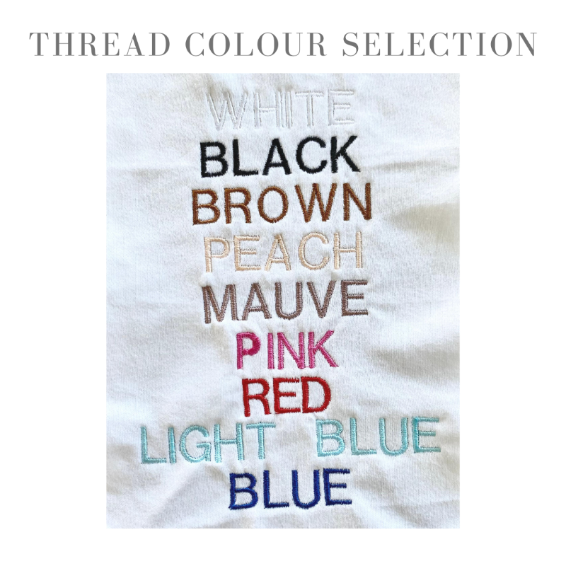 thread colour selection