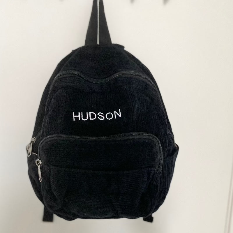black bag white thread