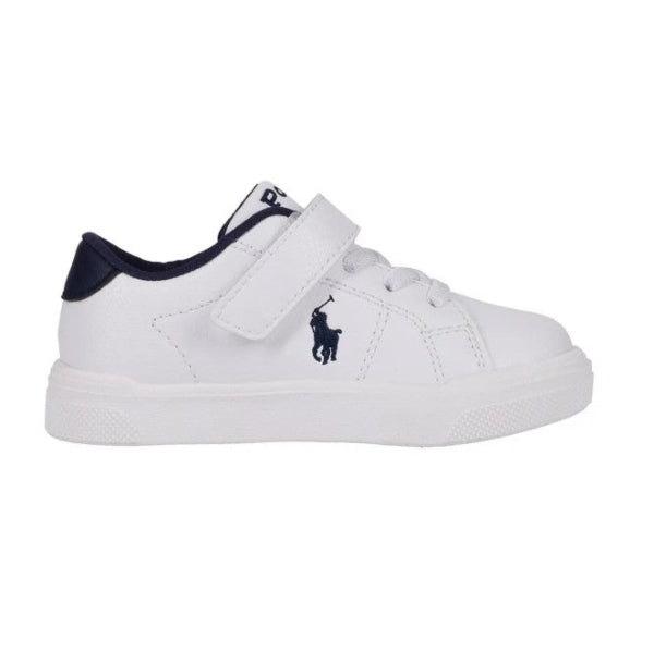 Polo Ralph Lauren Unisex Toddler Sneakers - White/Navy