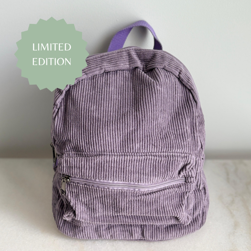 Personalised Corduroy Backpack