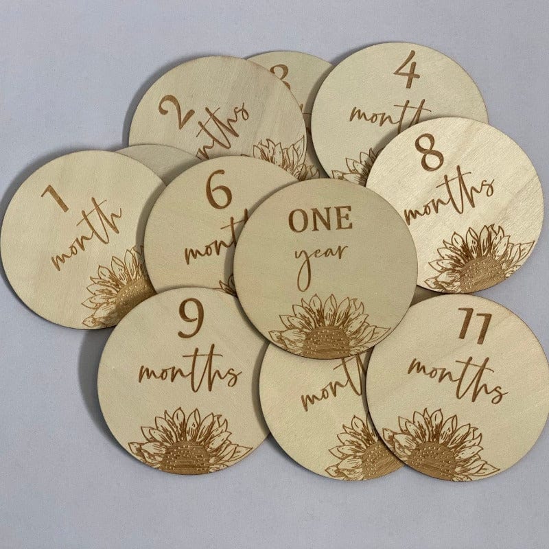 Milestone Set - Sunflower - Mini Muse co.