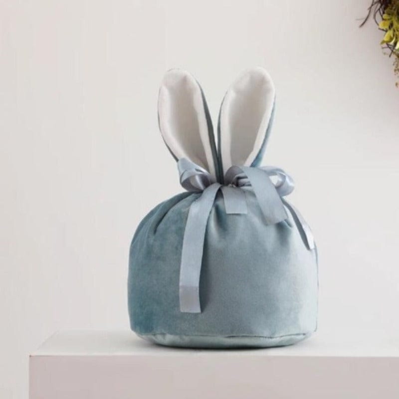Personalised Easter Bunny Velvet Pouch - Mini Muse co.