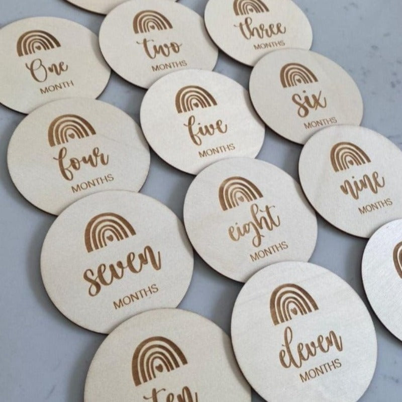 Milestone Set - Rainbow - Mini Muse co.