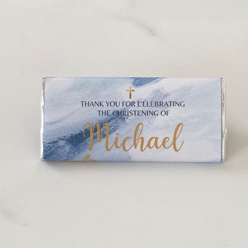 Blue & Gold Wash Chocolate Bar - Mini Muse co.