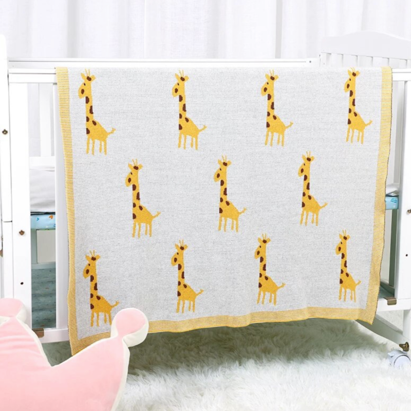 Frank the Giraffe Blanket - Mini Muse co.