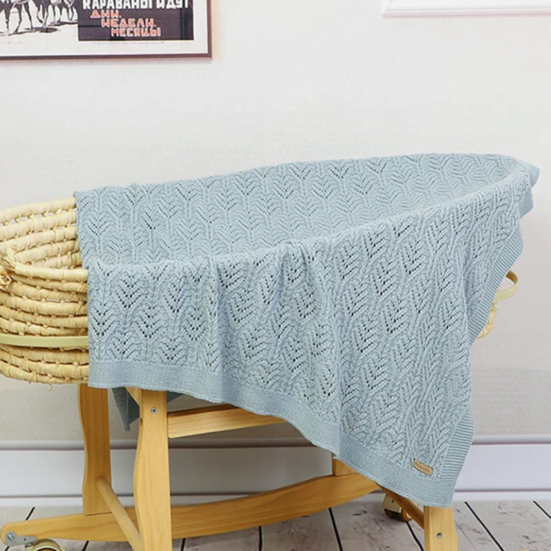 Petal Knitted Blanket - Mini Muse co.