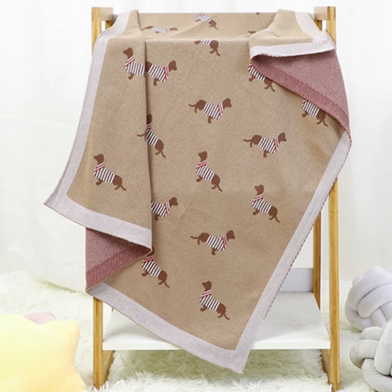 Kransky the Dachshund Blanket - Mini Muse co.