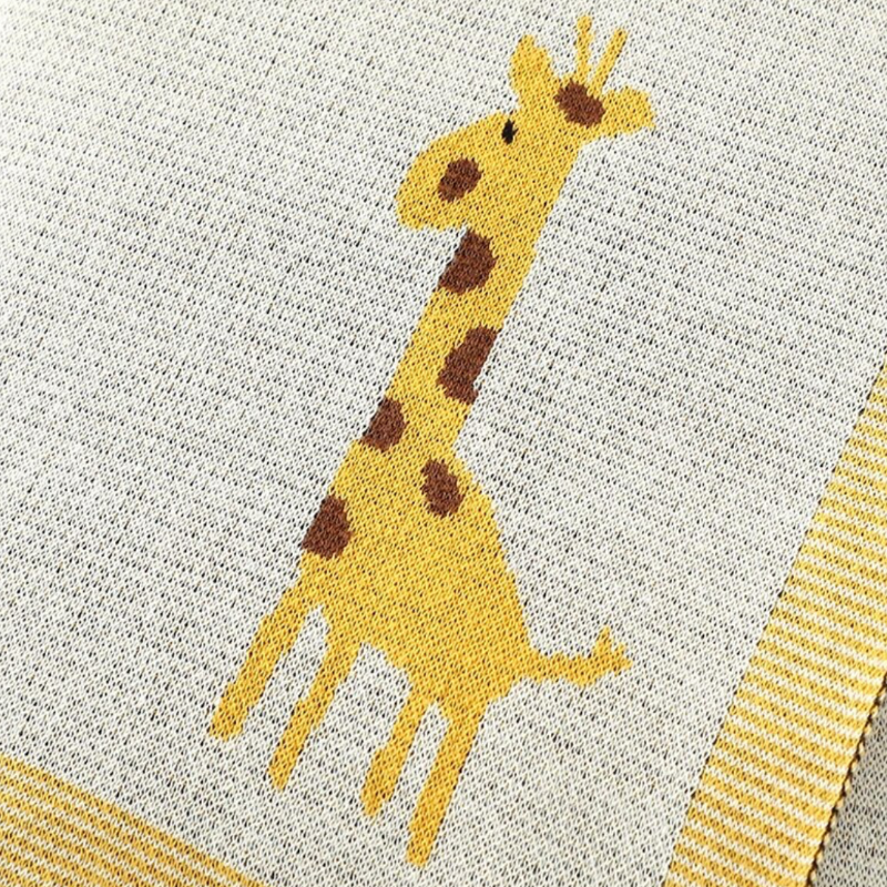 Frank the Giraffe Blanket - Mini Muse co.