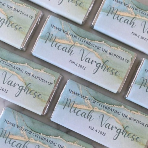 Green Marble Chocolate Bar - Mini Muse co.
