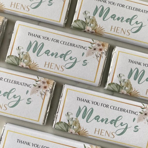 Timeless Boho Chocolate Bar - Mini Muse co.