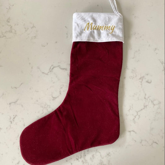 Personalised Christmas Stockings - Mini Muse co.