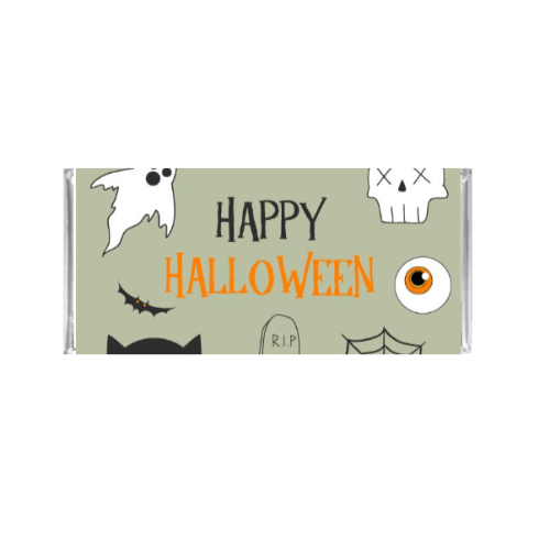 Halloween Chocolate Bar - Mini Muse co.