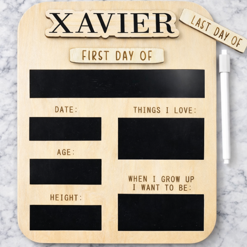 First & Last Day of School Sign - Mini Muse co.