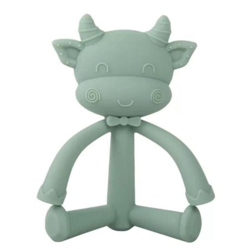 Mr.Moo Silicone Cow Baby Teether Toy - Mini Muse co.