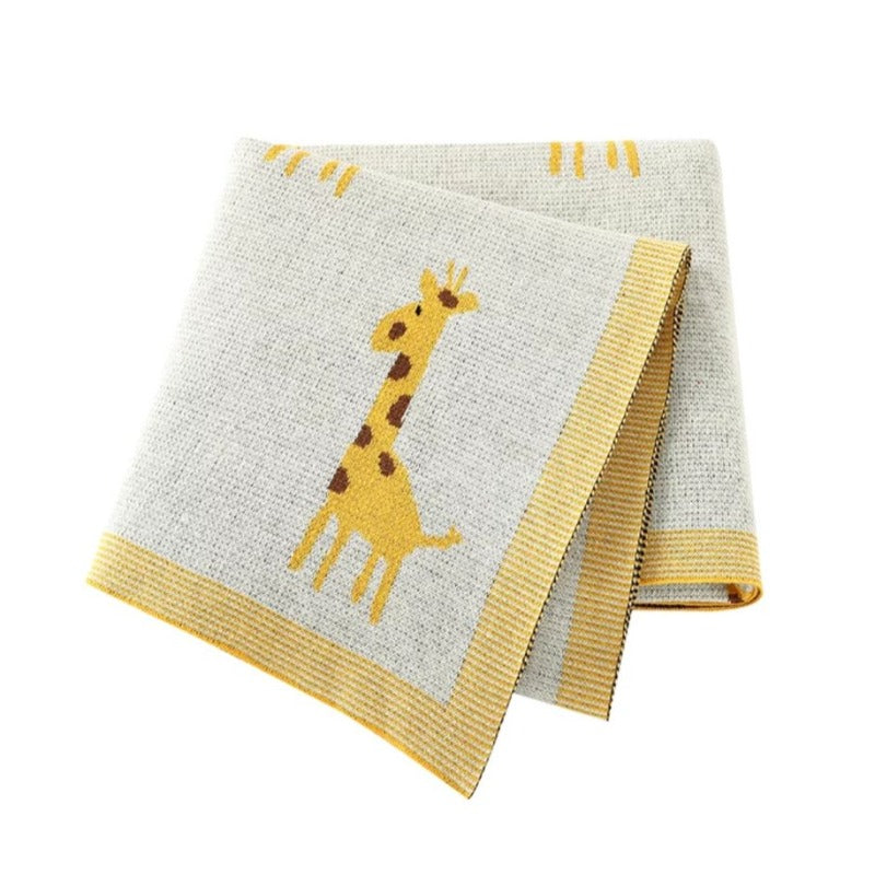 Frank the Giraffe Blanket - Mini Muse co.