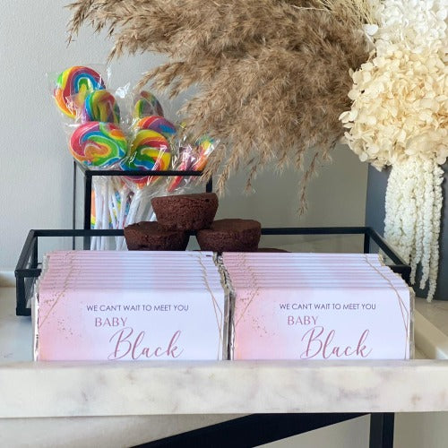 Pink & Gold Chocolate Bar - Mini Muse co.