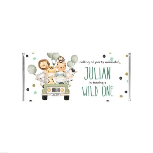 Wild Animals Safari Chocolate Bar - Mini Muse co.